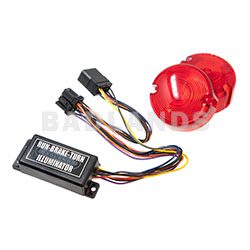 Plug-n-Play Illuminator™ (RUN-BRAKE-TURN with LEQ™) with RED Turn Signal Lenses