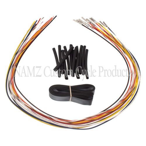Namz Custom Cycle Ready-to-Install Handlebar Extension Harness +15in 