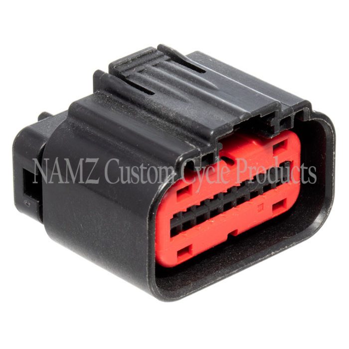 18-Position Female Connector with terminals