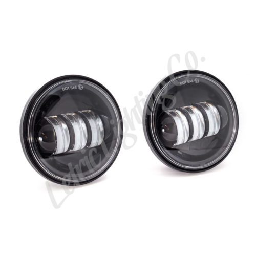 Black LED Auxiliary Passing Lamps