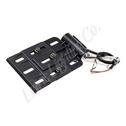 Foldable License Plate Mount with Tag Light