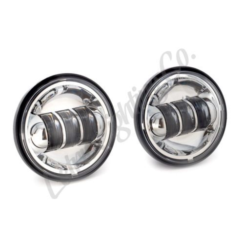 4.5" Chrome LED Auxiliary Passing Lamps