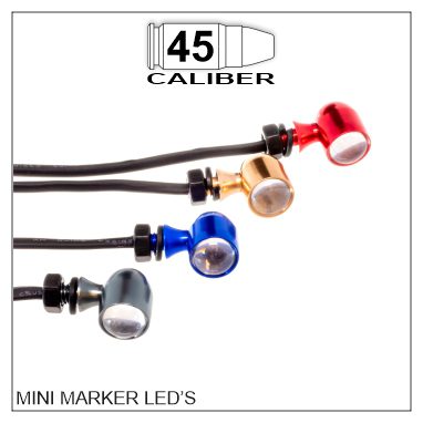 45-Caliber Mini Marker LED Turn Signals