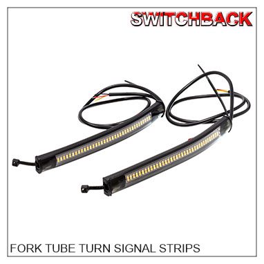 Fork Tube Turn Signal Strips