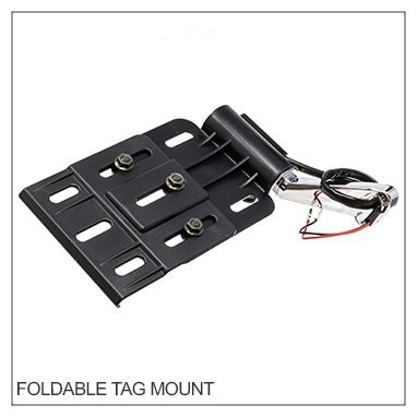 Side Mount Foldable Tag Mount