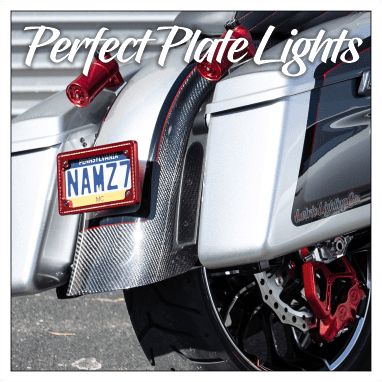Letric License Plate Frames LED For Harley