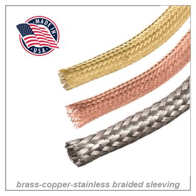 NAMZ Bare Brass, Copper & Stainless Steel Braiding