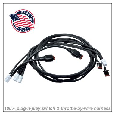 NAMZ 2025-Up Softail® Handlebar Switch/TBW Wiring Kit