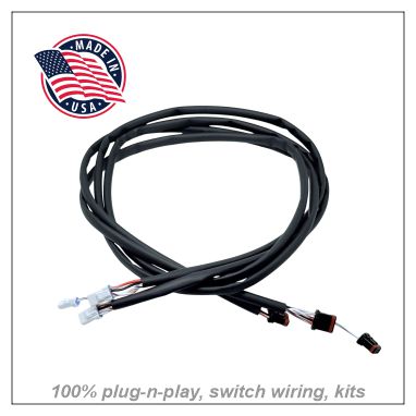 NAMZ 2014-2023 Street Glide®, Road Glide®, (except 2023 CVO) Electra Glide®, Ultra® & Road King® Extended Handlebar Switch Harnesses